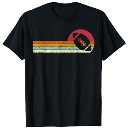 Sonnenuntergang American Football Distressed T-Shirt