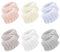 6 Paar Handgelenk-Spa-Waschband, Mikrofaser, Handtuchband, Armband, Haargummi zum Waschen des Gesichts, verhindert Verschütten von Flüssigkeiten (weiß, grau)