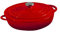CASSERUOLA BASSA ROSSA GHISA SMALTATA 5 LITRI 52571