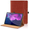 Funda para Lenovo Tab P11 Plus 2021 (TB-J616F/607F) y P11 2020 (TB-J606) 11 Pulgadas PU Leather Ángulos Ajustables Tablet Case con Supporto Funzione y Bolsillo - Marrón
