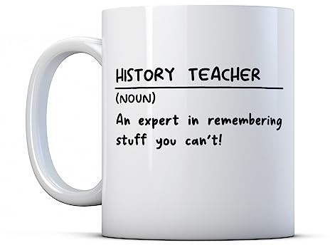Make It Love It Sell It - History Teacher Definition - Funny School Joke Gift Mug, Ceramic, 11fl oz