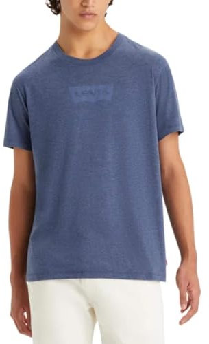 Levi's Homme Graphic Crewneck Tee, Naval Academy Tri-Blend, L