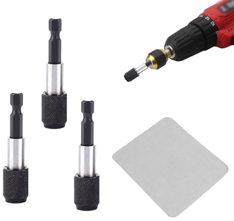 Rakiuty Sechskantschaft Schnellwechsler, Magnetischer Bithalter, 1/4 Zoll 60 mm, 3 Pcs