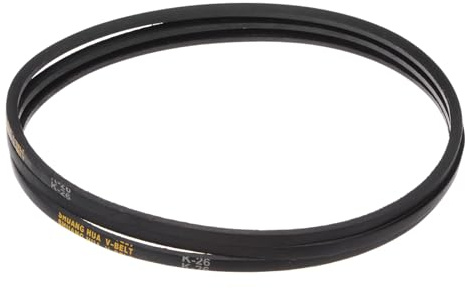 QUARKZMAN 3 Stück K26 Keilriemen K-Sektion Zahnriemen 26(660mm) Außenumfang x 0315(8mm) Breite x 0236(24mm) Dicke Gummi Antriebsriemen Flachriemen Gummiübertragungsriemen Antriebskeilriemen