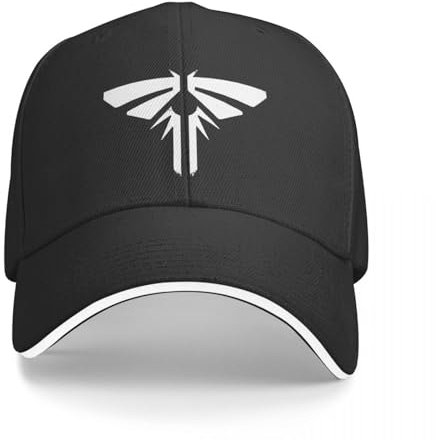 Baseballkappe Hip Hop Sonnenhut TLOU Baseballkappen Mode Glühwürmchen Logo Sandwich Hut Unisex Polyester Sonnenkappe Sport Geburtstagsgeschenk für Männer Frauen