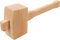 Dunnet Tools Mazo de madera de haya, Herramienta Herramientas Carpintero, Martillo de madera grande, Martillo de carpintero profesional, Martillo de madera para cinceles
