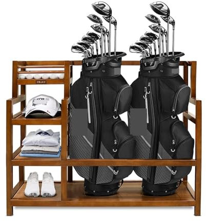 Golf Club Rack Golf Club Holder Golf Club Stand Golf Bag Storage Stand And Other Sports Equipment Storage Rack Garage Organizer Shelves Golf Equipment Rack Golf Organizer Golf Storage Rack