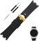 Topuly Ersatz-Uhrenarmband aus Gummi für Audemars Piguet AP Royal Oak Offshore 15703 (Herren-Stil) 15710 26170 26176 26237 26470 26703, 28 mm, Silikon-Armband mit Schnalle für Damen und Herren