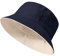 Xnova Fischerhut Damen Reversibel, Bucket Hats Baumwolle Faltbarer Anglerhut mit Breiter Krempe, Beidseitigen UV-Schutz Sonnenhüte Unisex Sommer Hüte Reisezubehör (Blau-Beige, XL:64-66cm)