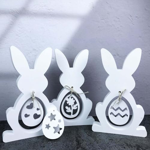 SVOCK Silikonform Anhänger hase, Silikonform Ostern Gießformen Silikon Frühling, Silikonformen Gießformen Ostern Silikonform Frühling, Gips Zum Gießen Formen Silikonformen Ostern Hase