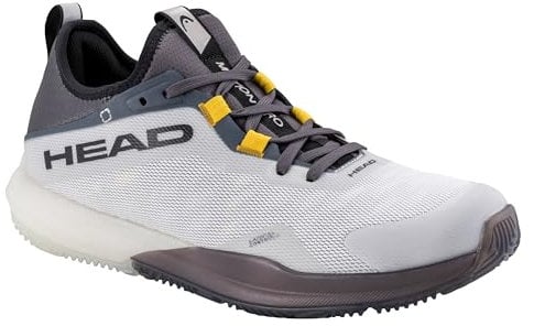 HEAD Men's Motion Pro Padel Men Padelschuhe, White/Black, EU 44.5