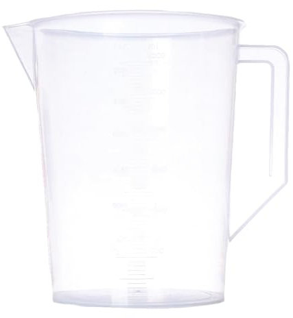IV:XX Heavy Duty Measuring Jugs | for Water, Cooking and Baking Measuring Cups -50ml, 250ml, 500ml, 1L, 2L, 3L & 5LMeasuring Jugs (3L)