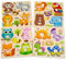 Kulveanju Holzpuzzle ab 1 Jahr, 4 Stück Tier Steckpuzzle Holz, Montessori Holzspielzeug Baby, Lernendes Pädagogisches Greifpuzzle Motorikspielzeug Babyspielzeug Geschenk Mädchen und Jungen Kinder ab 2