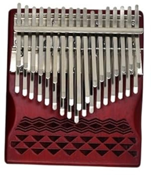 Tragbares Kalimba-Daumenklavier mit 34 Tasten und Musikinstrument(Rivers)