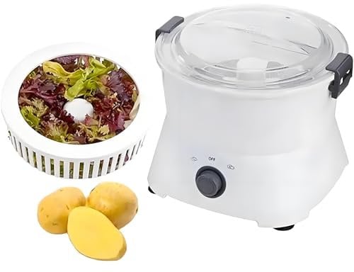 Electric Potato Peeler, 85W Small Potato Peeling Machine, 800g Capacity, with Draining Basket, Safe Efficient and Removable, for Potatoes, Tomatoes, Zucchini