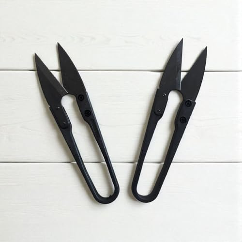 Federschere 2er-Set – Präzisions-Trimmschere aus Edelstahl für Kräuter, Blüten & Pflanzen – Ernteschere mit Federmechanismus für Feinschnitt & Gartenarbeit Grow Buds