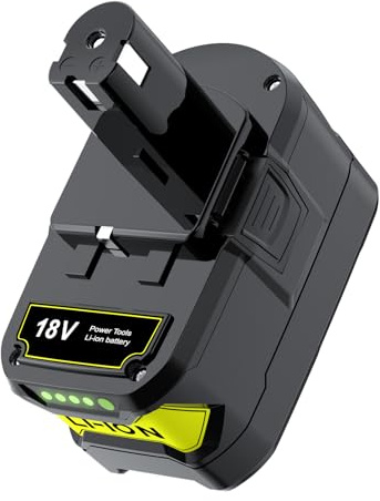 1 Stück 9,0Ah Ersatzakku für Ryobi Akku Li-ion Batterie, Akku für Ryobi ONE+ P104 P105 P107 RB18L50 RB18L13 RB18L15 RB18L25 RB18L40 Werkzeugen Akku