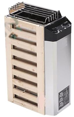 Sauna-Dampfgarer, Edelstahl-Saunaofen, 3 kW/3,6 kW Ofen, interner Kontrollofen for Heimraum, Sauna, Heizung, Dusche, Spa Für geeignete Raumheizung(3.6KW and controller)