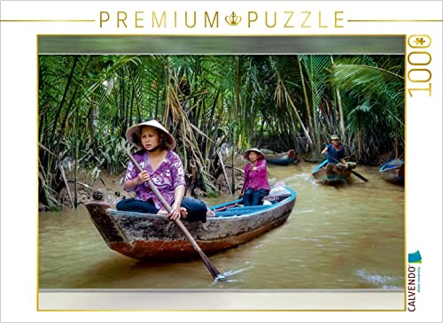 Puzzle · Vietnam, Flussinseln bei My THO | 1000 Teile · Lege-Größe 64 × 48 cm · CALVENDO Puzzle