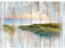 Runa Art Fototapete Strand und Meer Holzoptik Modern Vlies Wohnzimmer Schlafzimmer - Made in Germany - 308 x 220 cm Blau Braun 9111010b