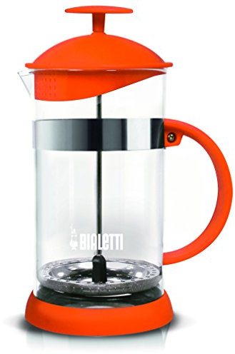 Bialetti 0006185 Kaffeebereiter, Glas, orange, 16 x 11.5 x 22.5 cm