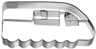 Birkmann 1010723510 Ausstechform Lok Schnellzug, 7,4 cm, Kunststoff, Grau, 5 x 3 x 2 cm