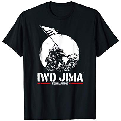 Iwo Jima hisst die amerikanische Flagge T-Shirt