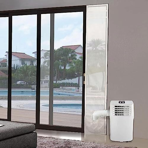 HOOMEE Verstellbare Fensterdichtung mit Schlauch für tragbare Klimaanlage (35,6 x 231,1 cm), 35 x 232 cm
