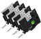4x MarkField Kompatible Laminiert Clear TZe131 Schriftband als Ersatz für Brother P-touch PT-P300BT Cube Bänder TZ TZe-131 Transparent 12mm 0.47 Band für PT-1000 1080 H105 H107B H100LB/R D200