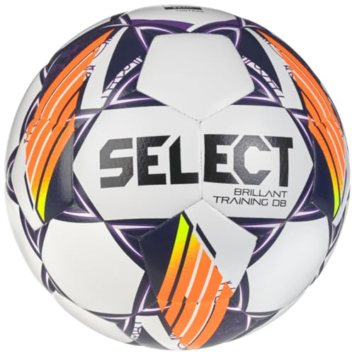 Select Brillant Training DB FIFA Basic V24 Ball Brilliant Train WHT-Purple, Unisex Ball for Football, White/Purple/Black, 4