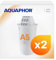 AQUAPHOR Filterkartusche A5 H Pack 2 I Filtert Kalk & Chlor sowie Schwermetalle & andere Stoffe I 350l klares & leckeres Wasser I Mit AQUALEN Technologie I Für besseres Essen & Trinken