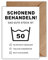 WBdesignz Lustige Geburtstagskarte mit Umschlag - Schonend Behandeln! 50. Geburtstag Geschenkkarte Happy Birthday - 50ter Geburtstag Witzige Wäsche Karte (DIN A6)