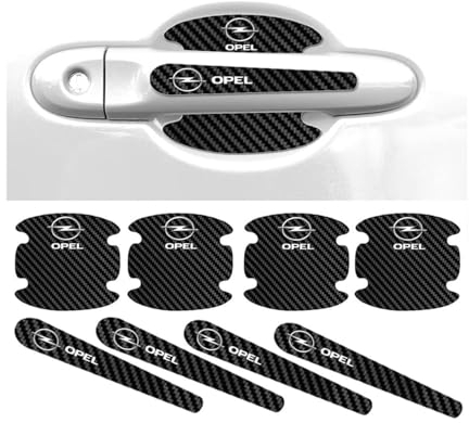 YYBCDSA 8 Stück Autotürgriffe Schutz für Opel OPC,türgriff Schutz Auto,lackschutzfolien-Set für autotür-griffmulden