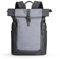 Muzee MARK RYDEN Rolltop Farbblockierung Mode Rucksack, 15-17L Casual Daypacks Herren, Fahrradrucksack männer für Freizeit Job Sport Reisen, Tagesrucksack mit 15.6 In Zoll Laptopfach - Dunkel und Grau