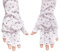 Pineeseatile UPF 50+ Maniküre Handschuhe Anti -UV -Schildhandschuhe für Gelnagelschachtnägelkunst Fingerloses Handschuh für Maniküre Trockner lang 11,5 x 40 cm Anti -UV -Fingerlesshandschuhe111