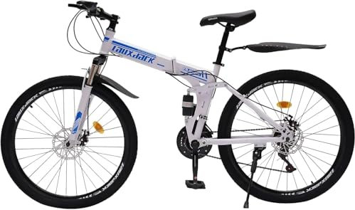 Mountainbike 26 Zoll Faltrad 21-Gang-Rad Gefaltetes Fahrrad Mountain-Faltrad für Jungen, Mädchen, Damen & Herren