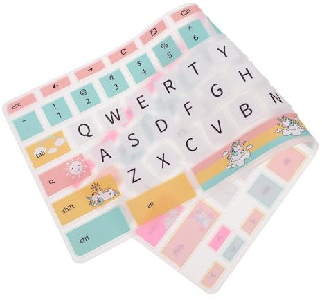 ARTIBETTER Keyboard Protector Laptop Keyboard Cover Keybaord Skin Protector Keyboard Letter Stickers Cute Key Cover Thin Keyboard Skin Key Board Lapdesk Chic Keyboard Skin Cover