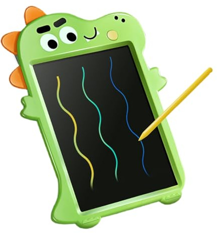 Dinosaurier Zeichenblock - LCD Zeichenblock | löschbare Tafel - 10 Zoll Bunte LCD-Tabletts Lustiger Zeichen- und Schreibblock für Zuhause, Schule, Reisen