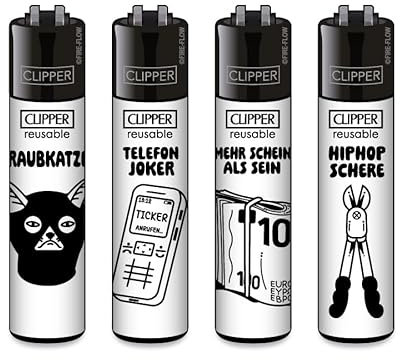 Clipper Feuerzeug Quartal 1/2025 (Junkie Tattoo)