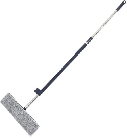 TOVINANNA Trapeador Rápido De Microfibra Azul Fregona Plana Húmeda y Seca Limpiador De Pisos y Paredes Herramienta De Limpieza y Autoescurrible para Cocina y Baño