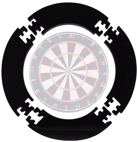 Dartscheiben Wandschutz Mit 45cm Geräuschreduzierender Filzumrandung,Dartscheiben Für Herrenzimmer, Bars, Kellerräume Oder Den Einsatz Im Klassenzimmer & Vereinsheim