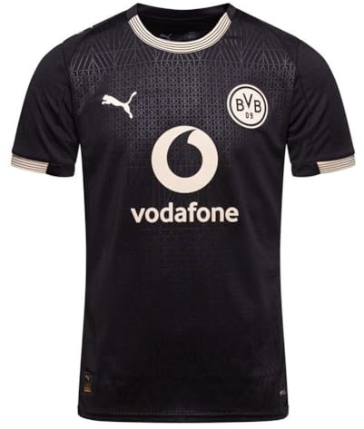 PUMA BVB Borussia Dortmund 100 Jahre Rote Erde Special Trikot Jersey (DE/NL/SE/PL, Alphanumerisch, XL, Regular, Regular, Black)