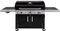 Char-Broil Performance Serie™ 340B: barbacoa de gas de tres quemadores con tecnología TRU-Infrared™, acabado en negro, sin placa de hierro fundido