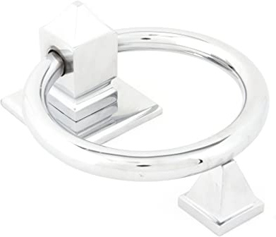 From The Anvil Polished Chrome Ring Door Knocker