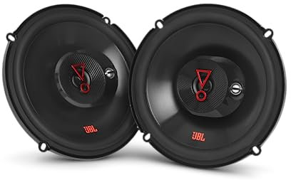 JBL Stage3 637F - Altavoz de Audio para automóvil de Tres vías de 15.2 cm-1/5.1 cm, sin Parrilla