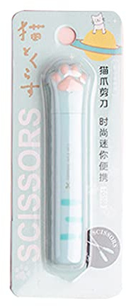 kdjsic Japanische Mehrzweck-Mini-Schere, Edelstahlklingen, Kunststoffgriff, polierte Oberfläche, 1 Stück, für Küche und Büro, Rosa