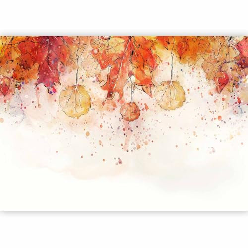 murando - Papier peint panoramique nature 400x280 cm - Revêtement mural décoration pour chambre salon cuisine - Design unique et moderne - Jaune rouge - b-A-10051-a-a