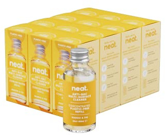 Neat Anti-Bac Multi-Surface Cleaner Refills (12 Pack) | Plastic-Free Eco Friendly Cleaning | Concentrated formula, Just Add Tap Water