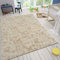 VIMODA Kinderzimmer Teppich Waschbarer Rutschfester Kinderteppich Junge Mädchen Baby Weiche Einfarbige Muster, Farbe:Beige-Creme, Maße:160x220 cm