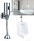 Automatischer Urinal Spülventil Sensor, Wandmontage Intelligentes Berührungsloses Urinal Spülventil Urinalventil für Badezimmer Wasser Toilette Spüler